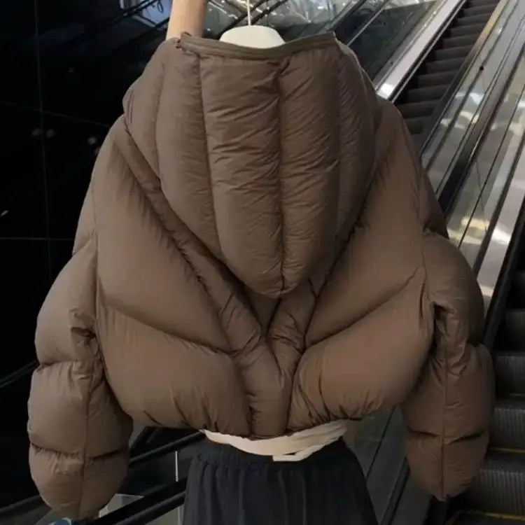 Winter Clothes Women Clothing Winter Pullover Sweatshirt Hoodie Warm Fashion Loose Workwear Thicken Cotton Jacket Parkas